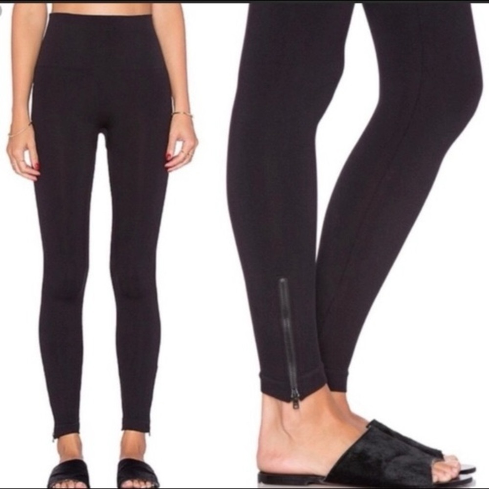 SPANX Seamless Zipper Ankle Leggings XL